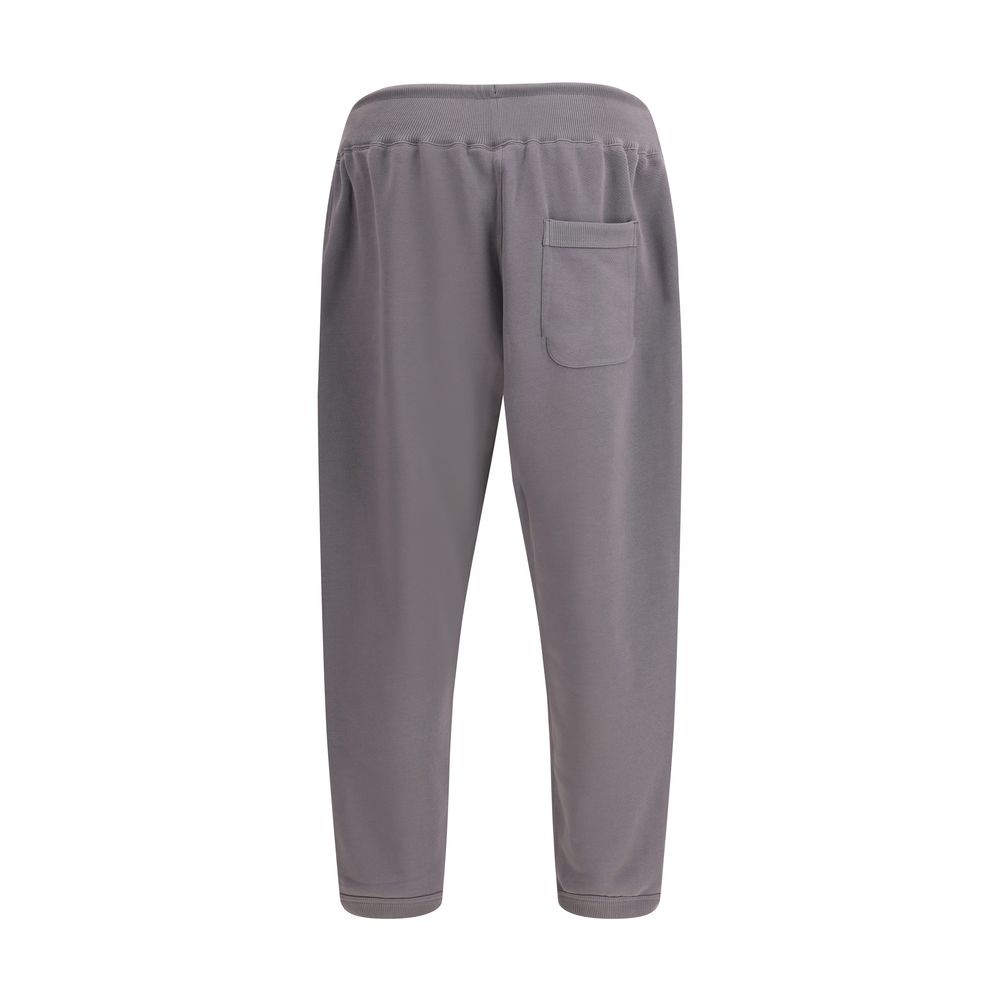 Y-3 Graue Jogginghose aus Baumwolle (Trainingshose)