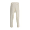 ZEGNA White Cotton Dress Pants