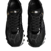 Dolce & Gabbana Black Gray Leopard Low Top Sneakers Shoes