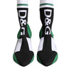 Dolce & Gabbana Green Stretch Sock Style Ankle Boots Shoes