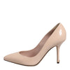Dolce & Gabbana Beige Patent Leather Stiletto Heel Pumps Shoes