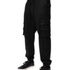 Dolce & Gabbana Solid Black Cargo Jogger Men Sweatpants Pants