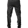 Dolce & Gabbana Gray Black Wool Blend Jogger Sweatpants  Pants