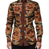Dolce & Gabbana GOLD Cotton Tiger Carretto Long Sleeve Shirt