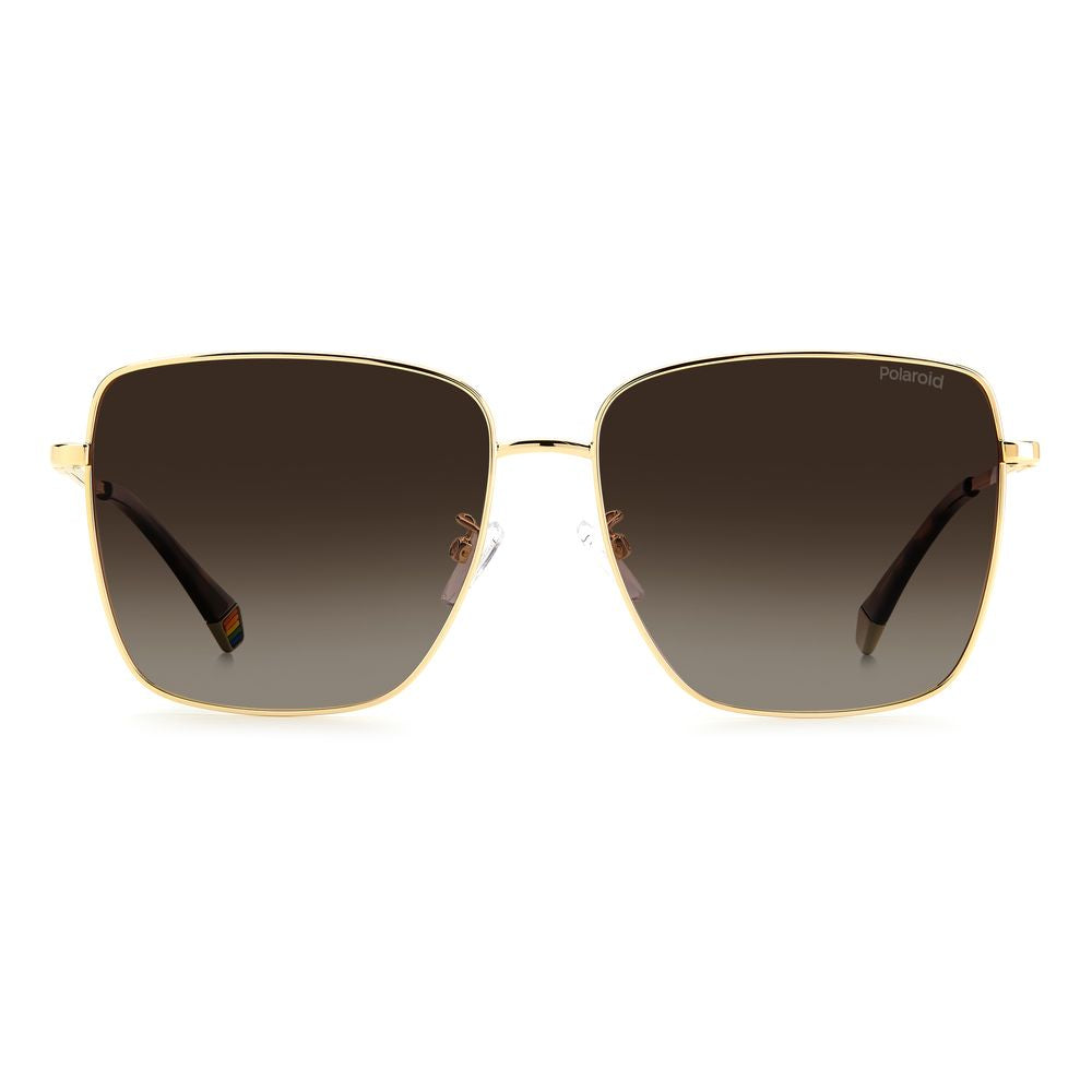 Polaroid Sonnenbrille aus goldenem Metall