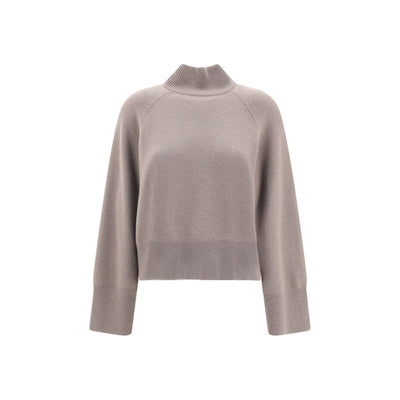 Brunello Cucinelli brauner Kaschmir-Rollkragenpullover