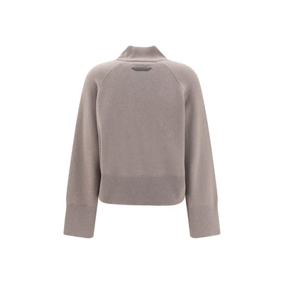 Brunello Cucinelli brauner Kaschmir-Rollkragenpullover