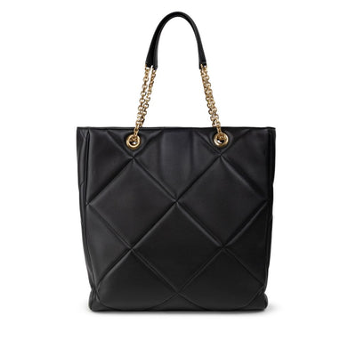 Dolce & Gabbana Black Leather Tote Bag