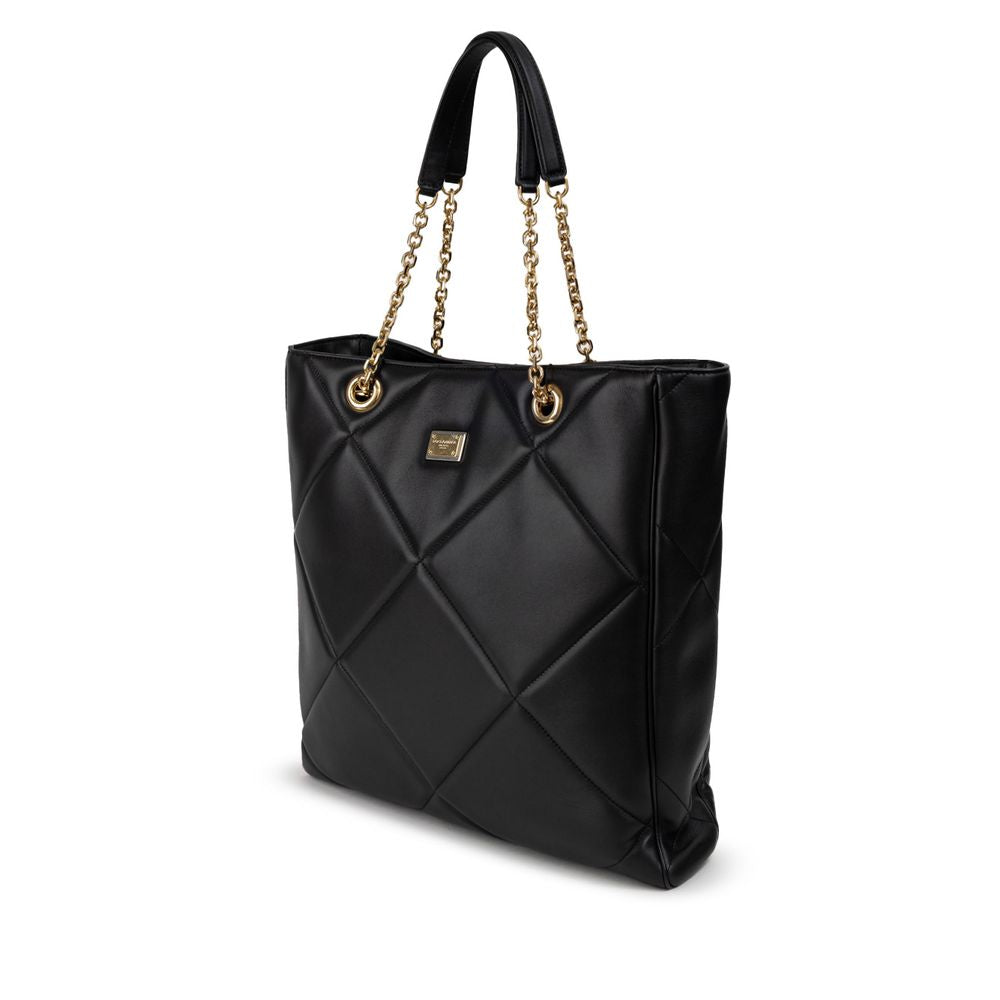 Dolce &amp; Gabbana Schwarze Ledertasche