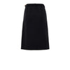Gucci Black Wool Midi Skirt