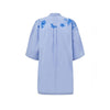 Gucci Blue Cotton Pattern Shirt