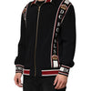Dolce & Gabbana Black DG King Full Zip Sweatshirt  Sweater