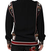 Dolce & Gabbana Black DG King Full Zip Sweatshirt  Sweater