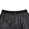 Dolce & Gabbana Gray Black Silk DG Logo Men Bermuda Shorts