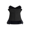 Schwarzes Polyester-Top von Alexander McQueen