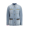 Valentino Light Blue Cotton Denim Jacket