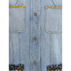 Valentino Light Blue Cotton Denim Jacket