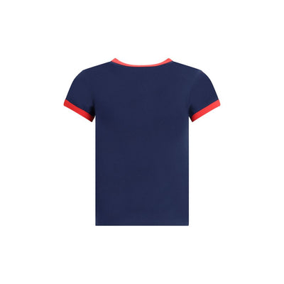 Valentino Blue Cotton T-Shirt