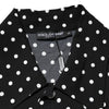 Dolce & Gabbana Black Polka Dot Short Sleeves Collared Polo T-shirt