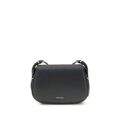 Michael Kors Black Calf Leather Bos Taurus Shoulder Bag