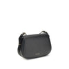 Michael Kors Black Calf Leather Bos Taurus Shoulder Bag