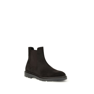 Fratelli Rossetti Bos Taurus Chelsea Boots aus schwarzem Kalbsleder