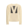 Valentino Beige Cotton Sweatshirt