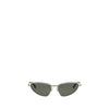 Alexander McQueen Sonnenbrille aus silbernem Metall