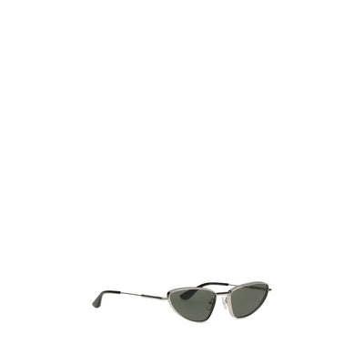 Alexander McQueen Sonnenbrille aus silbernem Metall