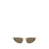 Alexander McQueen Sonnenbrille aus goldenem Metall