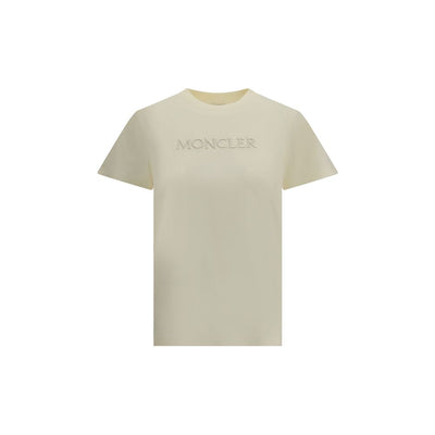 Moncler Cream Cotton T-Shirt