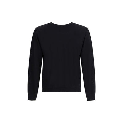 Prada Black Fleece Wool Sweatshirt