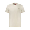Tommy Hilfiger Beige Cotton Men T-Shirt