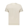 Tommy Hilfiger Beige Cotton Men T-Shirt