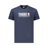 Tommy Hilfiger Blue Cotton Men T-Shirt