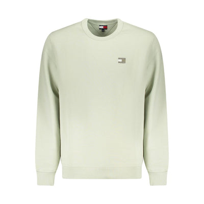 Tommy Hilfiger Verde Cotton Men Sweatshirt
