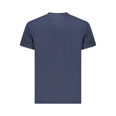 Tommy Hilfiger Blue Cotton Men T-Shirt