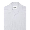 Jil Sander Blue Cotton Shortsleeve Shirt