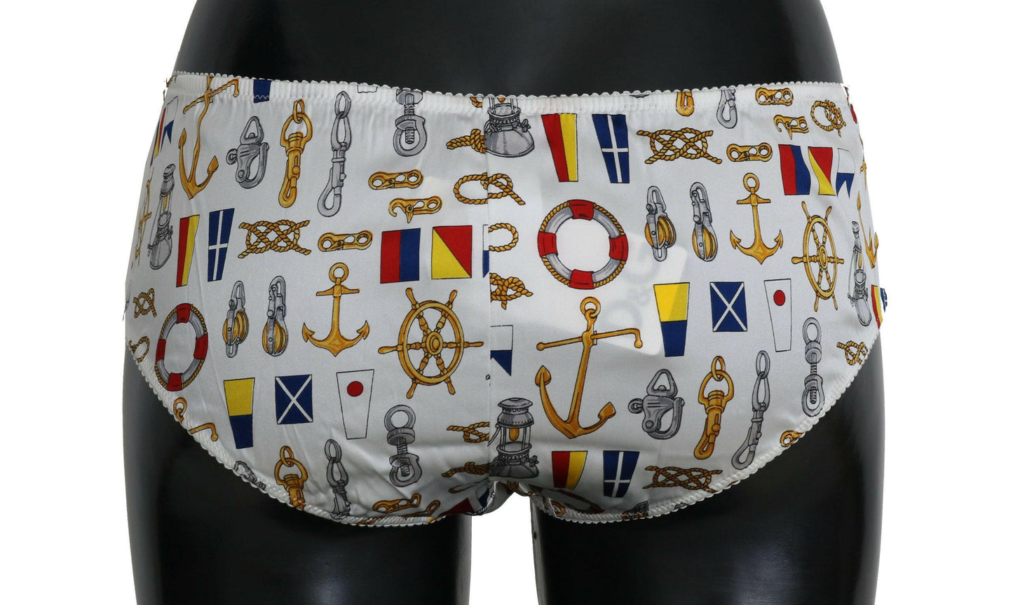 Dolce & Gabbana Underwear Sailor Print Silk Bottoms
