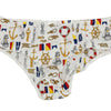 Dolce & Gabbana Underwear Sailor Print Silk Bottoms