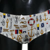 Dolce & Gabbana Underwear Sailor Print Silk Bottoms