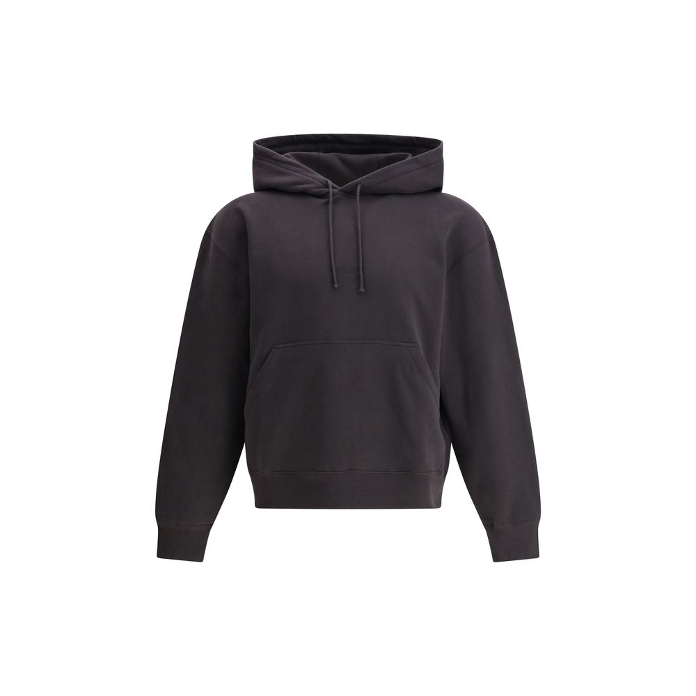 Saint Laurent Sweatshirt aus schwarzer Baumwolle