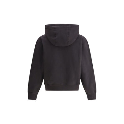 Saint Laurent Sweatshirt aus schwarzer Baumwolle