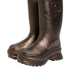Dolce & Gabbana Metallic Bronze Pull On Rain Boots Shoes