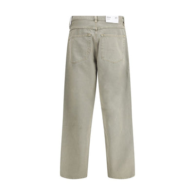 Agolde Gray Cotton Jeans Denim