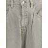 Agolde Gray Cotton Jeans Denim