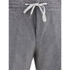 PT Torino Graue Fleece-Woll-Freizeithose