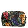 Dolce & Gabbana Multicolor Grape Print Clutch Logo Plaque Pouch Bag