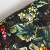 Dolce & Gabbana Multicolor Grape Print Clutch Logo Plaque Pouch Bag