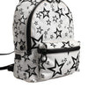 Dolce & Gabbana White DG Stars Print Nylon Travel Backpack Bag